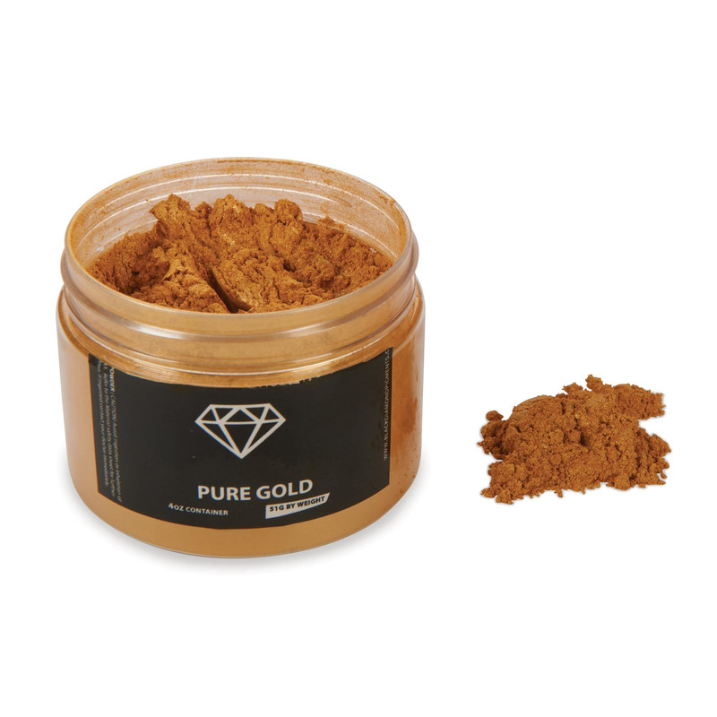 Mica Powder - 51 Grams - Color:Pure Gold